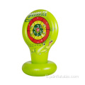 Hot sell kiddie crocodile inflatable target shootout toys.